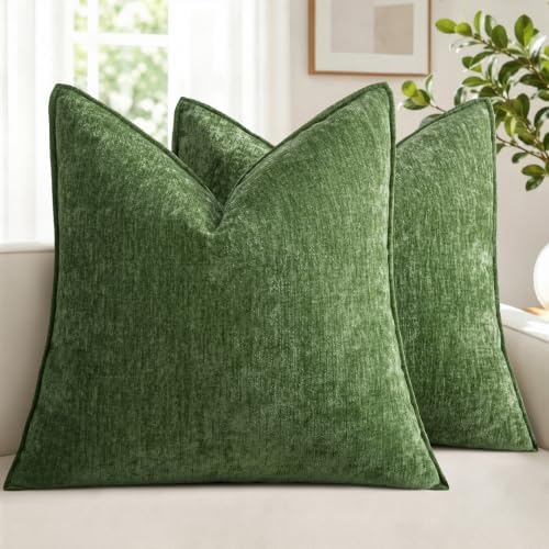 MIULEE Chenille Couch Pillow Covers by MIULEE