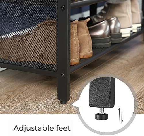 VASAGLE Shoe Bench, Padded Storage Bench - Image 6