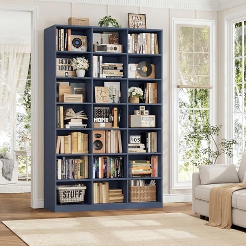 HOSTACK 86" H Triple Wide Bookshelf and Bookcase, 7 Tier Tall Bookshelf - Image 7