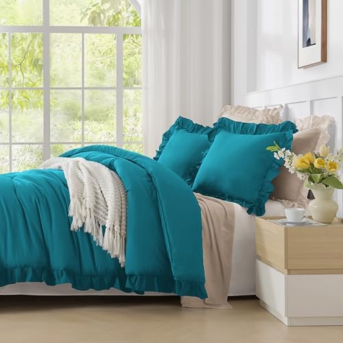 Andency Turquoise California King Comforter Set - Image 6