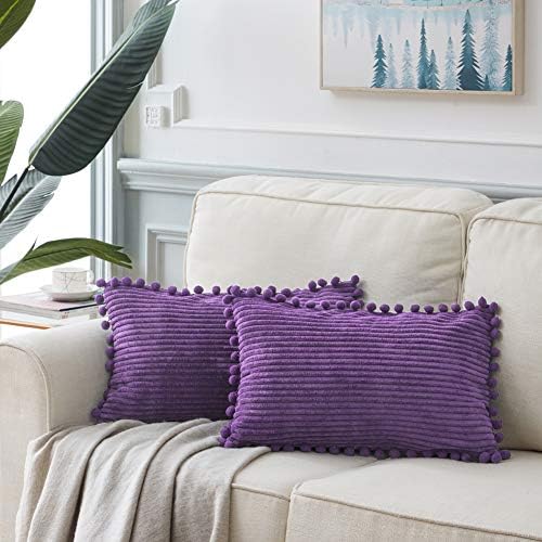 Fancy Homi Pack of 2 Boho Lumbar Decorative Throw Pillow Covers - Image 6