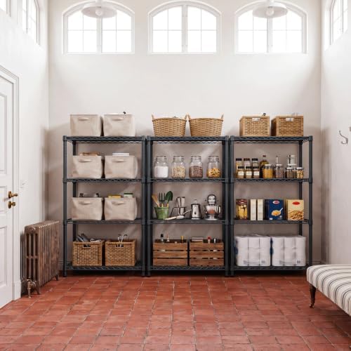 4-Tier Heavy Duty Chrome Metal Wire Shelving - Image 6