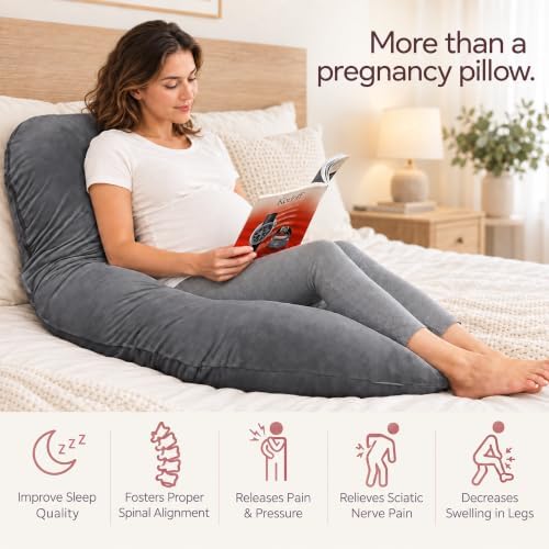 MOON PARK Pregnancy Pillows for Sleeping - Image 7