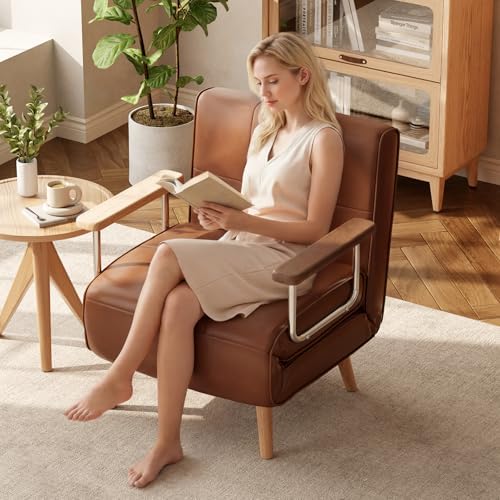 SUIYIMU Folding Chair Bed, 3-in-1 Convertible Sleeper Chair Bed by TIMBERKNOWS