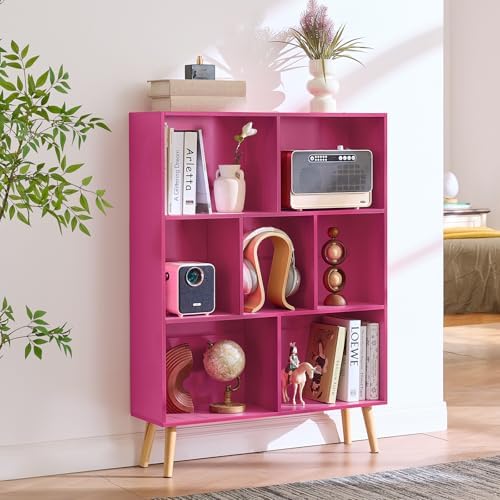 LEYAOYAO Cube Bookshelf, Mid-Century Modern Book Shelf - Image 6