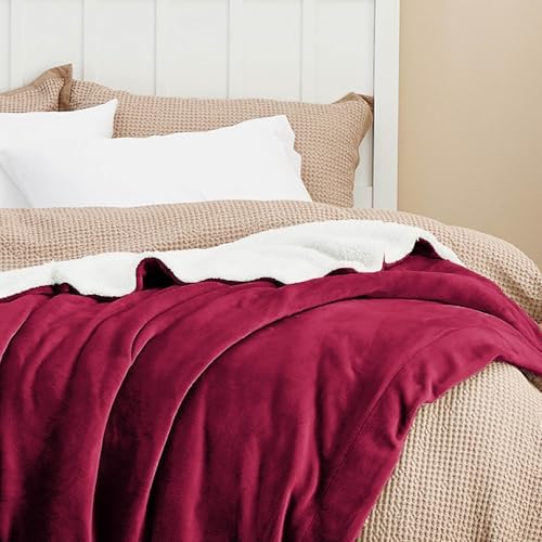 Bedsure GentleSoft Sherpa Fleece Blanket Queen Size - Image 4