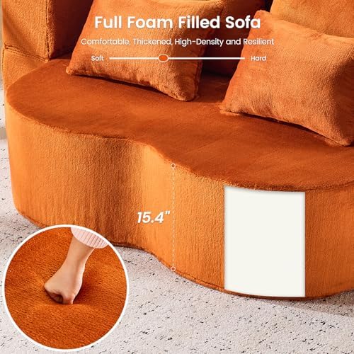 78” Convertible Sofa Bed, Full Size Sleeper Couch - Image 3