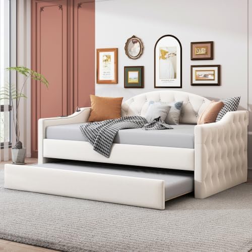 Upholster Twin Size Daybed Frame by Unknown