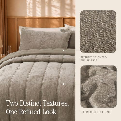 Chenille Full Size Comforter Sets-Cozy Warm Velvet Bedding Set - Image 6