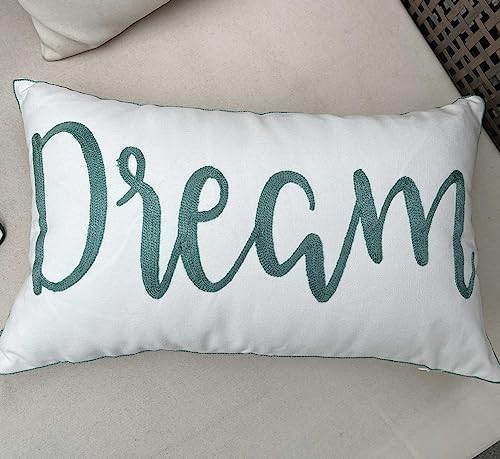 Embroidered Inspirational Quote Throw Pillow Cover - Image 5