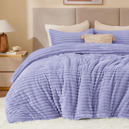 BEDELITE Fleece Twin/Twin XL Comforter Set, Fluffy Bed Set by BEDELITE