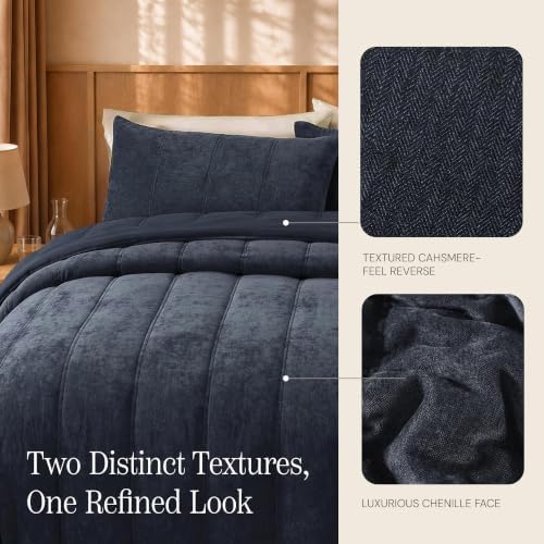 Chenille Full Size Comforter Sets-Cozy Warm Velvet Bedding Set - Image 6