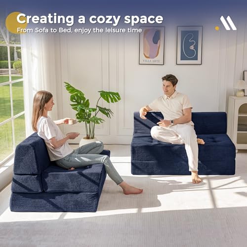 MAXYOYO Folding Sofa Bed, 8-Inch Fold-Out Chair Bed - Image 4