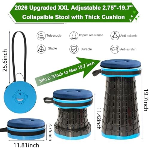 2026 Upgraded XXL Collapsible Stool - Image 2