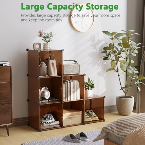 C&AHOME 6-Cube Storage Organizer Cube Shelf Closet Storage Bookcase - Image 2