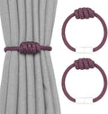 NICEEC 2 Pack Mini Magnetic Curtain Tiebacks Modern Simple Style Drape Tie by NICEEC