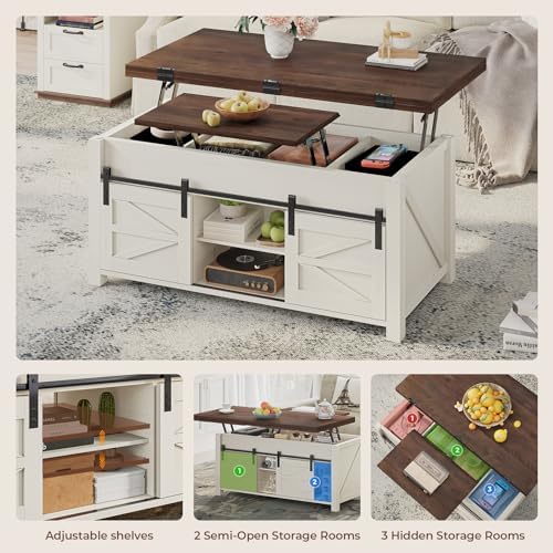 Lift Top Coffee Table for Living Room - Image 5