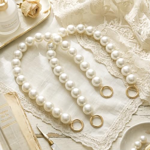 Tondiamo 2 Pack White Pearl Curtain Tiebacks Decorative Holdbacks - Image 5