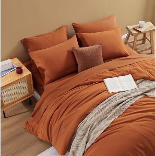 Full Size Comforter Sets-7 Pieces Ultra Soft Bed in a Bag Full Bedding Sets - Image 4
