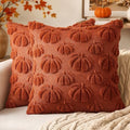 MIULEE Fall Decor Pillow Covers 18x18 Set of 2 Pumpkin Caramel by MIULEE