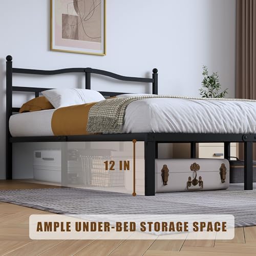 SHOANED 14 Inch Metal Bed Frame - Image 5