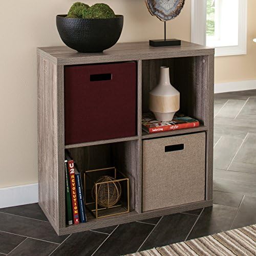 ClosetMaid 4 Cube Storage Shelf Organizer Bookshelf - Image 2