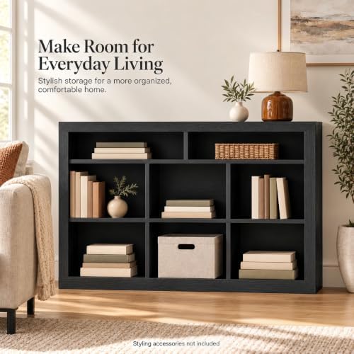 IRONCK Book Shelf with 8 Cube Storage Organizer, 47.2" W x 33.9" H - Image 5