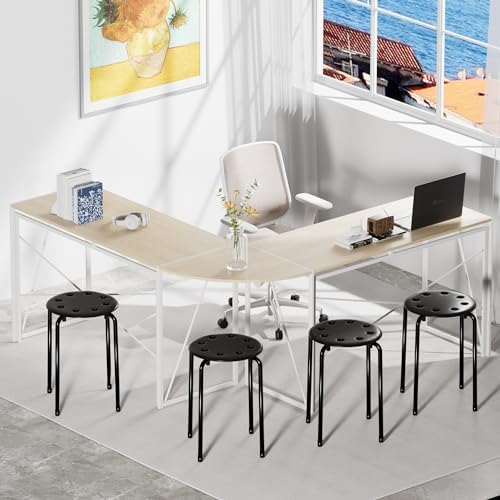 VECELO 6-Piece Stacking Stools for Classroom - Image 2