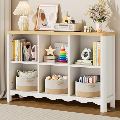 ONBRILL 6 Cube Storage Organizer Shelf, Bookshelf and Toy Storage Organizer by ONBRILL