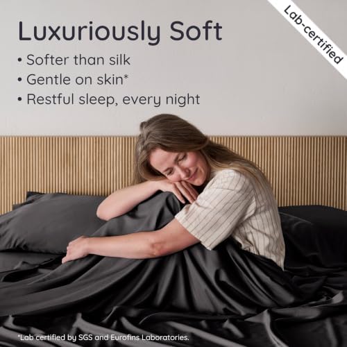 Bambaw 100% Viscose Derived from Bamboo Sheet Set Full Size – 4pcs Cooling - Image 4
