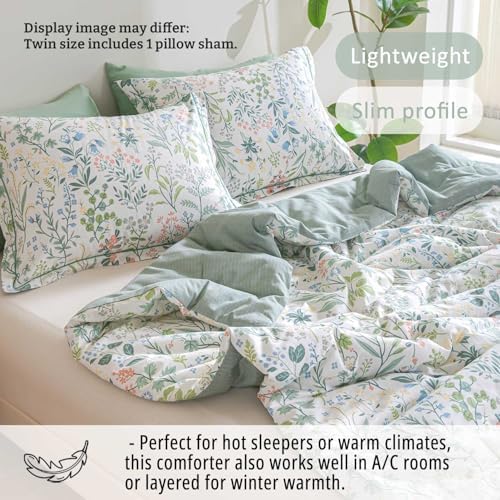 Floral Cotton Comforter Twin Size - Image 3