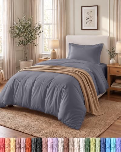 Duvet Cover Twin, 2 Piece Set, Extra Soft by UTOPIABEDDING