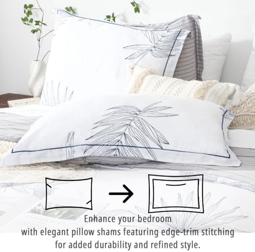 LEMIROE Botanical Cotton Comforter Queen Size - Image 3