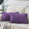 Fancy Homi Pack of 2 Boho Lumbar Decorative Throw Pillow Covers by Fancy+Homi