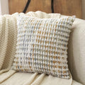Aeckself Boho Chenille Tufted Pillow Cover 20 x 20 Inch, Decorative Square by AECKSELF