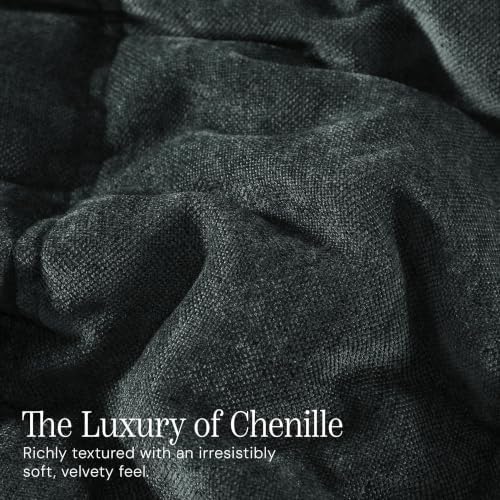 Chenille King Size Comforter Set-Cozy Warm Velvet Bedding Set - Image 4