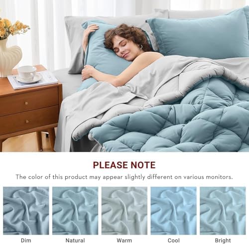 MUXHOMO King Comforter Set 7 Pieces - Image 4
