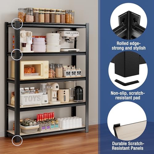 WORKPRO 5-Tier Black Shelving - Image 5