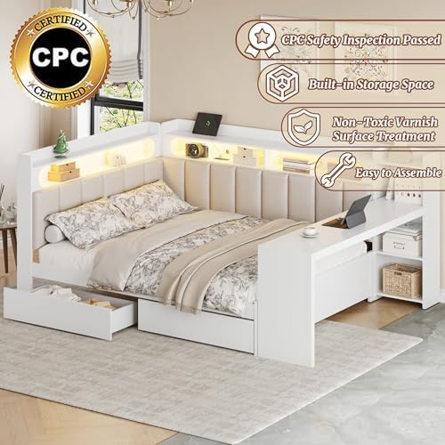 Full Size Corner Bed Frame, Full Size Daybed - Image 3