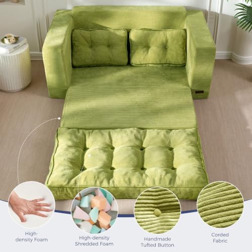 MAXYOYO Folding Sofa Bed, Convertible Sleeper Loveseat - Image 5