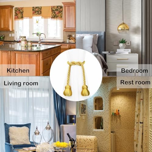 Magnetic Curtain Tiebacks Decorative Curtain Holders - Image 6