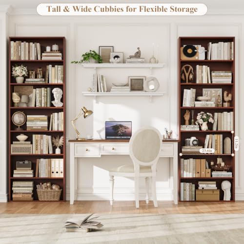 FACBOTALL 82" Tall Bookshelf Bookcase, 7-Tier Open Display Shelves - Image 6