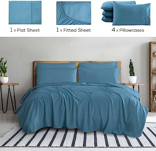 Mueller UltraTemp 6 PC Queen Sheet Set - Image 2