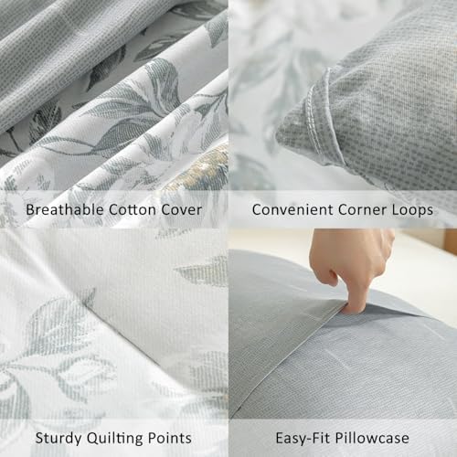 Floral Cotton Comforter King Size - Image 5