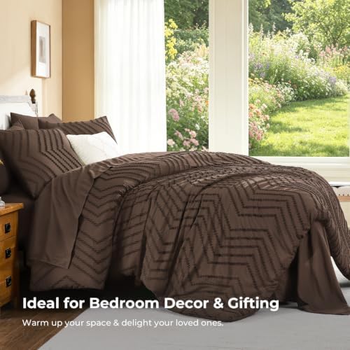 Litanika Brown Oversized King Comforter - Image 5