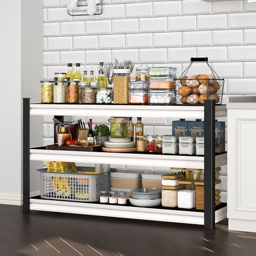 3-Tier Garage Shelving Heavy Duty, 1600lbs Load Capacity Utility Rack Shelves & - Image 6