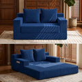 Boneless Loveseat Couch Folding Sofa Bed, Foldable Floor Futon Sleeper Couch Bed by Winzoo