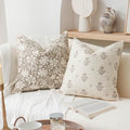 SageSelvas Taupe Decorative Throw Pillow Cover 18x18 Set of 2, Farmhouse by Unknown