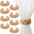 Novabright 8 Pcs Boho Curtain Tiebacks Braided Curtain Ties by Unknown