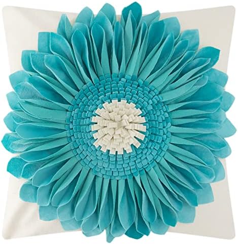 OiseauVoler 3D Sunflower Throw Pillow Cover Decorative Handmade Pillowcases by OiseauVoler